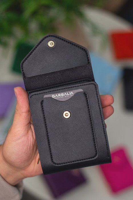 Zoozie Bags Cartera para Mujer Negro en Cuero PU
